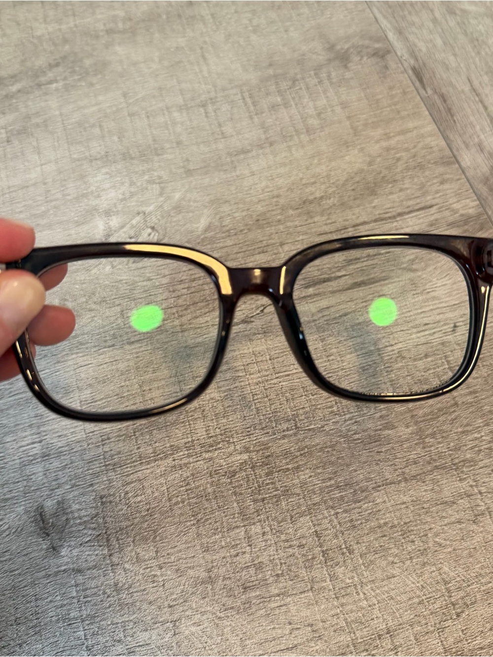 Zenni Brown and Pink non-prescription glasses - Picture 4 of 7